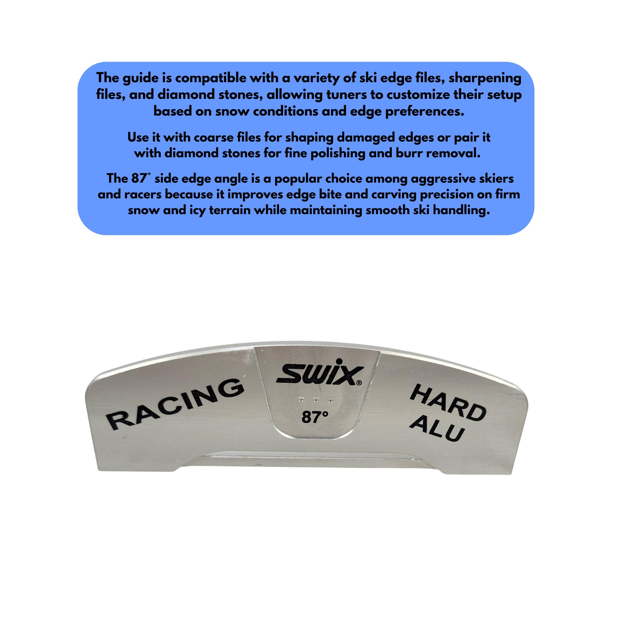 Amazon.com: Swix TA587 Side Edge File Guide, 87 Degree for Ski